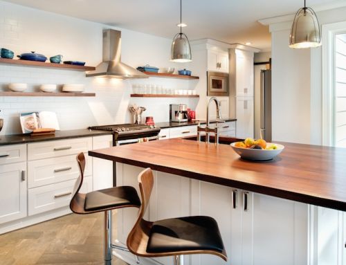 This open-concept kitchen is now the heart of the home
